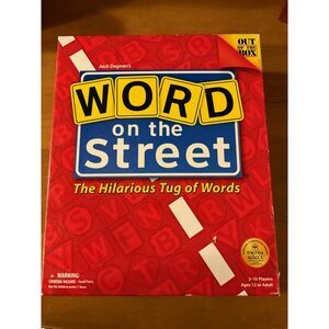 Word on the Street Out of the Box 2009 Board Game Never Played Mensa Select